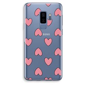 CaseCompany Ondersteboven verliefd: Samsung Galaxy S9 Plus Transparant Hoesje