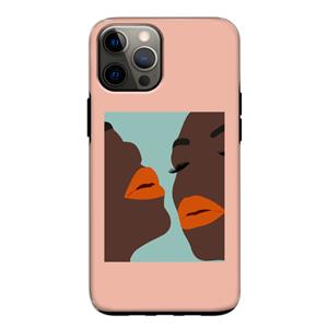 CaseCompany Orange lips: iPhone 12 Pro Tough Case