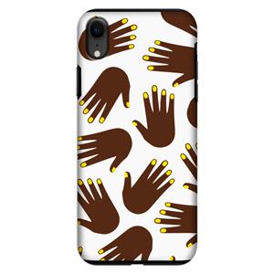 CaseCompany Hands dark: iPhone XR Tough Case