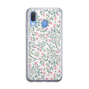 CaseCompany Sierlijke bloemen: Samsung Galaxy A40 Transparant Hoesje