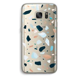 CaseCompany Terrazzo N°13: Samsung Galaxy S7 Transparant Hoesje