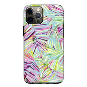 CaseCompany Tropical Palms Blue: iPhone 12 Pro Tough Case