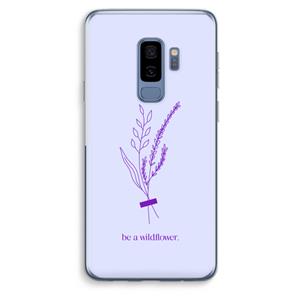 CaseCompany Be a wildflower: Samsung Galaxy S9 Plus Transparant Hoesje