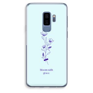 CaseCompany Bloom with grace: Samsung Galaxy S9 Plus Transparant Hoesje