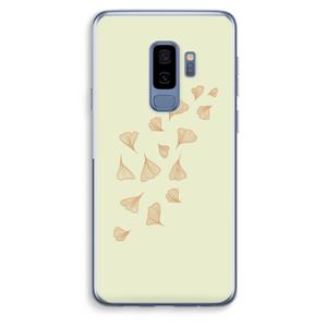 CaseCompany Falling Leaves: Samsung Galaxy S9 Plus Transparant Hoesje