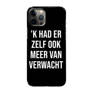 CaseCompany Meer verwacht - Zwart: Volledig geprint iPhone 12 Pro Max Hoesje