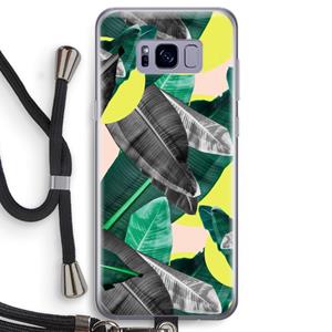 CaseCompany Fantasie jungle: Samsung Galaxy S8 Transparant Hoesje met koord
