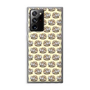 CaseCompany Slapende poes: Samsung Galaxy Note 20 Ultra / Note 20 Ultra 5G Transparant Hoesje