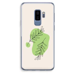 CaseCompany Beleaf in you: Samsung Galaxy S9 Plus Transparant Hoesje