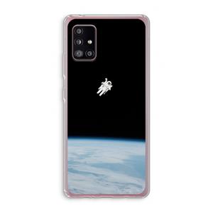 CaseCompany Alone in Space: Samsung Galaxy A51 5G Transparant Hoesje