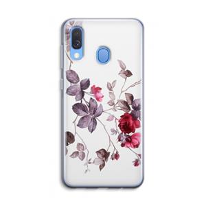 CaseCompany Mooie bloemen: Samsung Galaxy A40 Transparant Hoesje