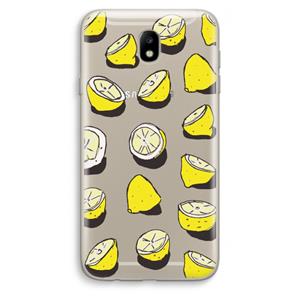 CaseCompany When Life Gives You Lemons...: Samsung Galaxy J7 (2017) Transparant Hoesje