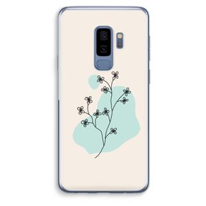 CaseCompany Love your petals: Samsung Galaxy S9 Plus Transparant Hoesje