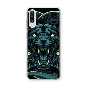 CaseCompany Cougar and Vipers: Samsung Galaxy A70 Transparant Hoesje