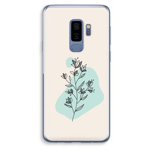 CaseCompany Violets are blue: Samsung Galaxy S9 Plus Transparant Hoesje