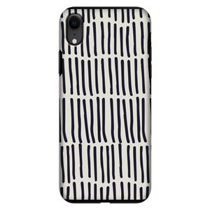 CaseCompany Moroccan stripes: iPhone XR Tough Case