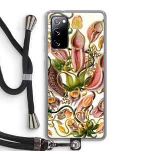 CaseCompany Haeckel Nepenthaceae: Samsung Galaxy S20 FE / S20 FE 5G Transparant Hoesje met koord