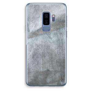CaseCompany Grey Stone: Samsung Galaxy S9 Plus Transparant Hoesje