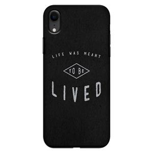 CaseCompany To be lived: iPhone XR Tough Case