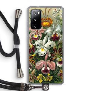 CaseCompany Haeckel Orchidae: Samsung Galaxy S20 FE / S20 FE 5G Transparant Hoesje met koord