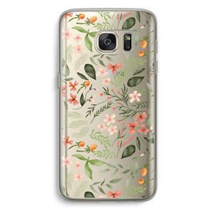 CaseCompany Sweet little flowers: Samsung Galaxy S7 Transparant Hoesje