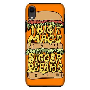 CaseCompany Big Macs Bigger Dreams: iPhone XR Tough Case
