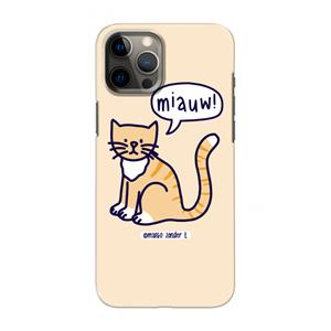 CaseCompany Miauw: Volledig geprint iPhone 12 Pro Max Hoesje