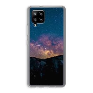 CaseCompany Travel to space: Samsung Galaxy A42 5G Transparant Hoesje