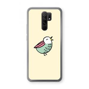 CaseCompany Birdy: Xiaomi Redmi 9 Transparant Hoesje