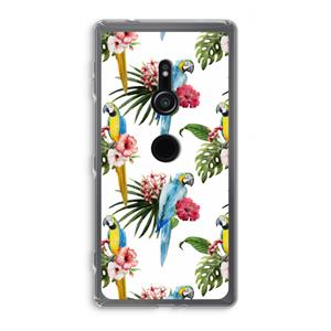 CaseCompany Kleurrijke papegaaien: Sony Xperia XZ2 Transparant Hoesje