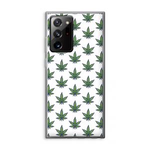 CaseCompany Weed: Samsung Galaxy Note 20 Ultra / Note 20 Ultra 5G Transparant Hoesje