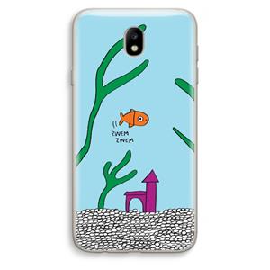 CaseCompany Aquarium: Samsung Galaxy J7 (2017) Transparant Hoesje