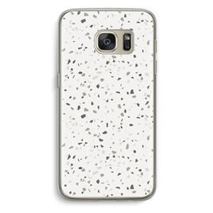CaseCompany Terrazzo N°14: Samsung Galaxy S7 Transparant Hoesje