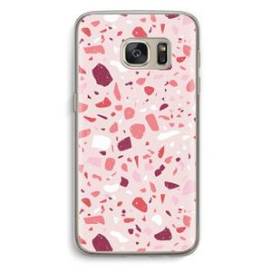 CaseCompany Terrazzo N°15: Samsung Galaxy S7 Transparant Hoesje