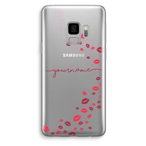 CaseCompany Kusjes: Samsung Galaxy S9 Transparant Hoesje