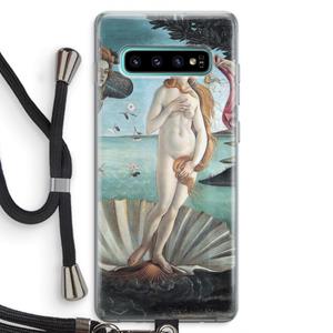CaseCompany Birth Of Venus: Samsung Galaxy S10 Plus Transparant Hoesje met koord