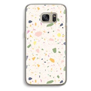 CaseCompany Terrazzo N°21: Samsung Galaxy S7 Transparant Hoesje