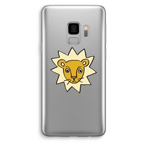 CaseCompany Kleine leeuw: Samsung Galaxy S9 Transparant Hoesje