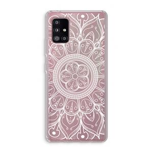 CaseCompany Roses Are Red: Samsung Galaxy A51 5G Transparant Hoesje