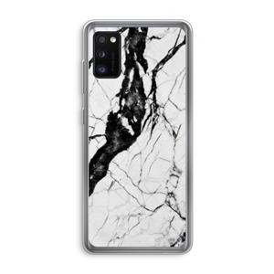 CaseCompany Witte marmer 2: Samsung Galaxy A41 Transparant Hoesje