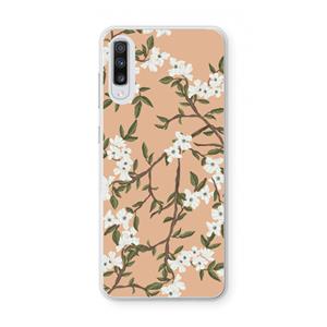 CaseCompany Blossoming spring: Samsung Galaxy A70 Transparant Hoesje