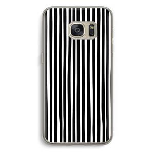 CaseCompany Stripes: Samsung Galaxy S7 Transparant Hoesje