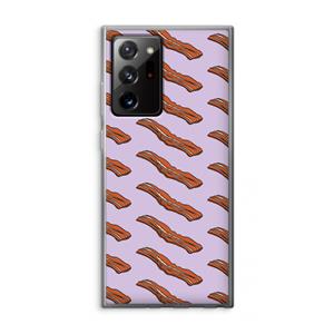 CaseCompany Bacon to my eggs #2: Samsung Galaxy Note 20 Ultra / Note 20 Ultra 5G Transparant Hoesje