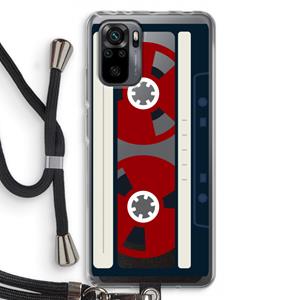 CaseCompany Here's your tape: Xiaomi Redmi Note 10 Pro Transparant Hoesje met koord