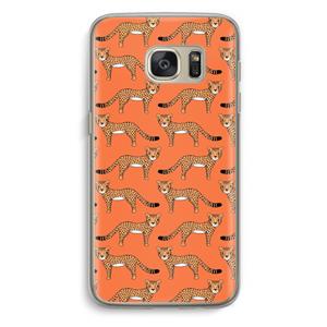 CaseCompany Cheetah: Samsung Galaxy S7 Transparant Hoesje