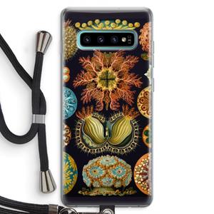 CaseCompany Haeckel Ascidiae: Samsung Galaxy S10 Plus Transparant Hoesje met koord