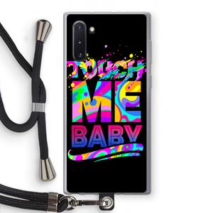 CaseCompany Touch Me: Samsung Galaxy Note 10 Transparant Hoesje met koord