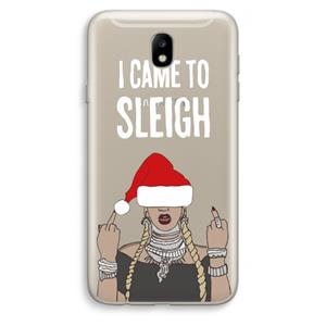 CaseCompany Came To Sleigh: Samsung Galaxy J7 (2017) Transparant Hoesje