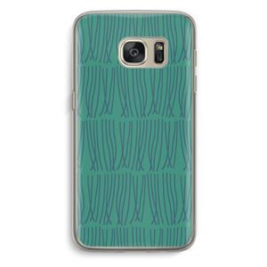 CaseCompany Swirls: Samsung Galaxy S7 Transparant Hoesje