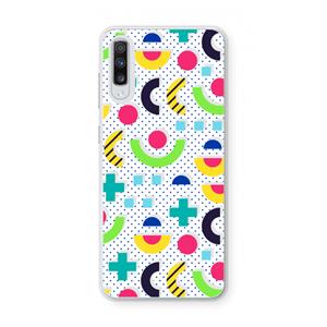 CaseCompany 8-bit N°1: Samsung Galaxy A70 Transparant Hoesje